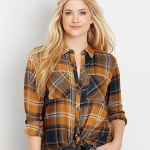 Maurice’s Plaid Tunic Shirt